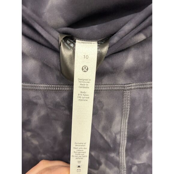 Lululemon Align HR Pant 25” Size 10 Diamond Dye Pitch Grey Graphite DDPG 04971 - Picture 5 of 6